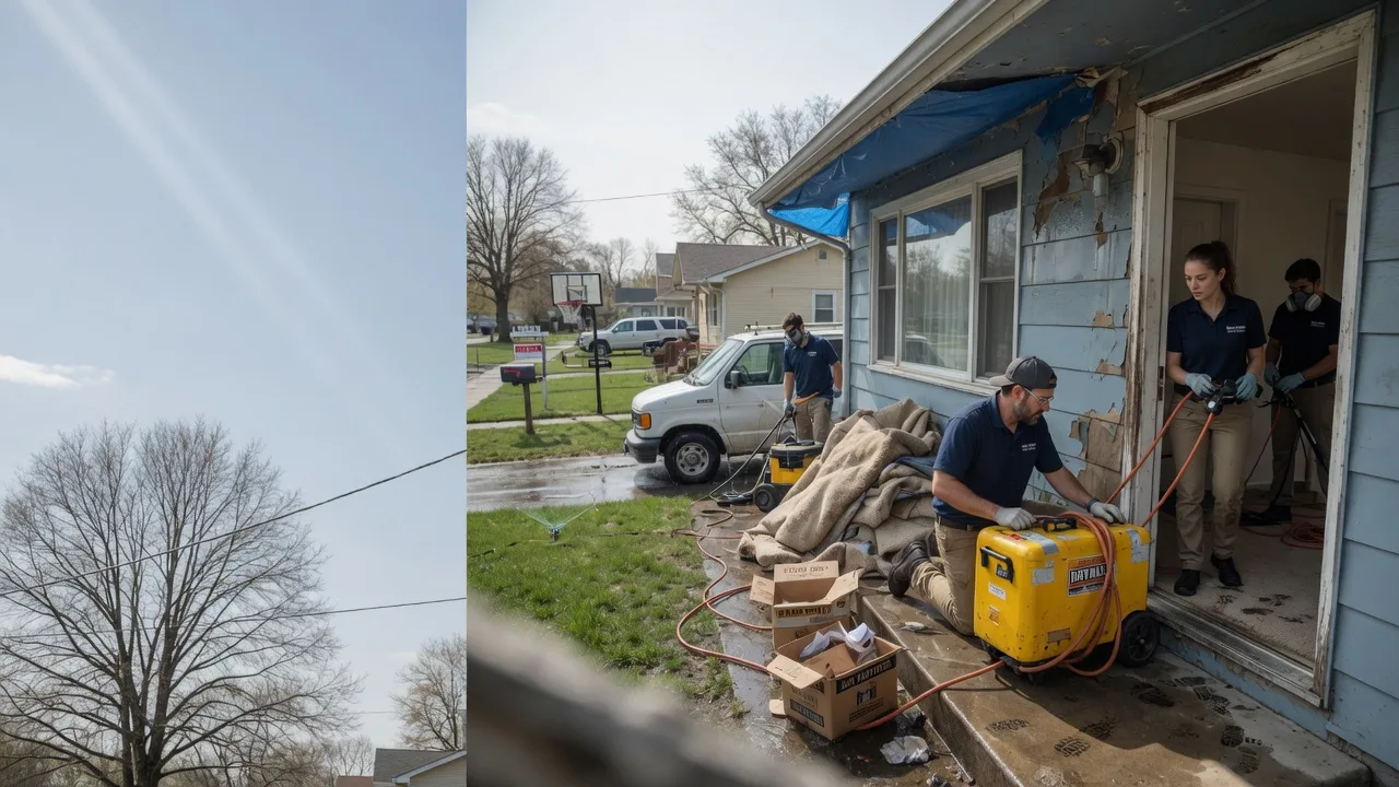 Basement Flood Cleanup in Harper, KS near me